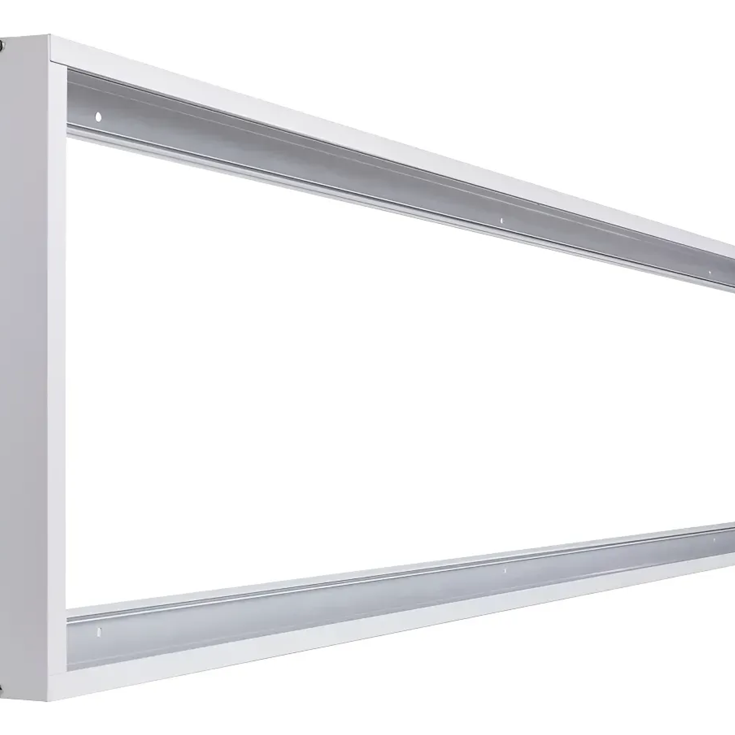 Marco Para Sobreponer Panel Plafón Led 120x30 X6,5 Blanco 1
