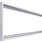 Marco Para Sobreponer Panel Plafón Led 120x30 X6,5 Blanco - Miniatura 1
