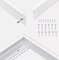 Marco Para Sobreponer Panel Plafón Led 120x30 X6,5 Blanco - Miniatura 2