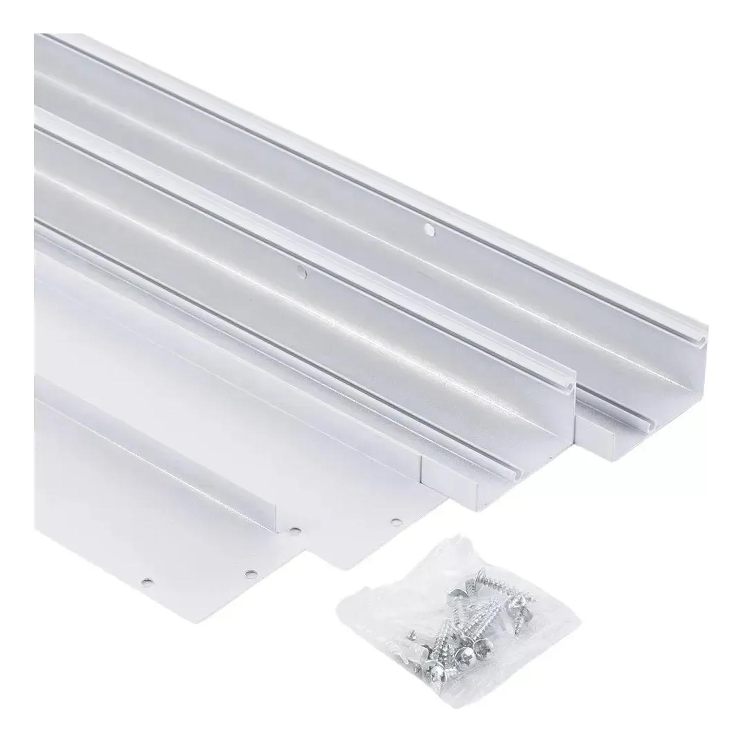 Marco Para Sobreponer Panel Plafón Led 120x30 X6,5 Blanco 3