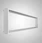 Marco Para Sobreponer Panel Plafón Led 120x30 X6,5 Blanco - Miniatura 4
