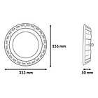 Campana Led Ufo Slim 100w Luz Fría 6500k Ip65 Daumer