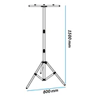 Pack 2 Foco Led 100w Sec Y Soporte Atril Trípode 150cm