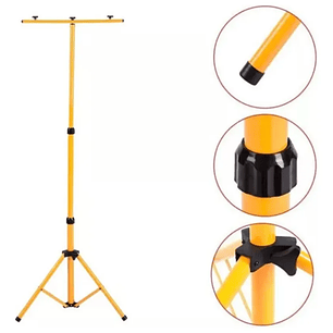 Soporte Para Luces Atril Doble Ajustable Daumer