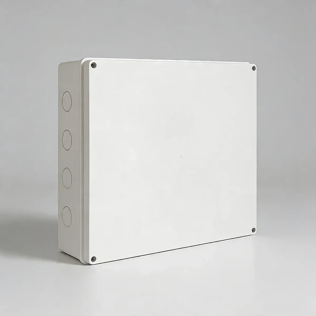 Caja Estanca Pvc 400x350x120mm Sin Conos Lisa Dex Cert Sec
