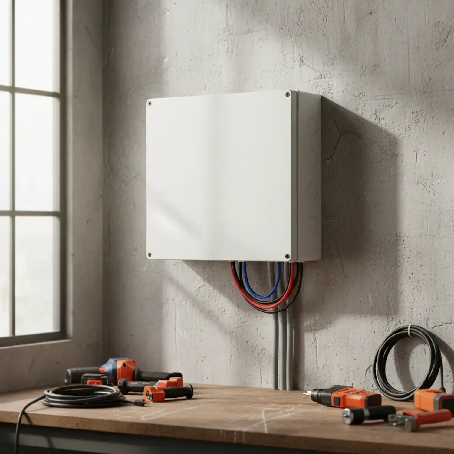 Caja Estanca Pvc 400x350x120mm Sin Conos Lisa Dex Cert Sec 2