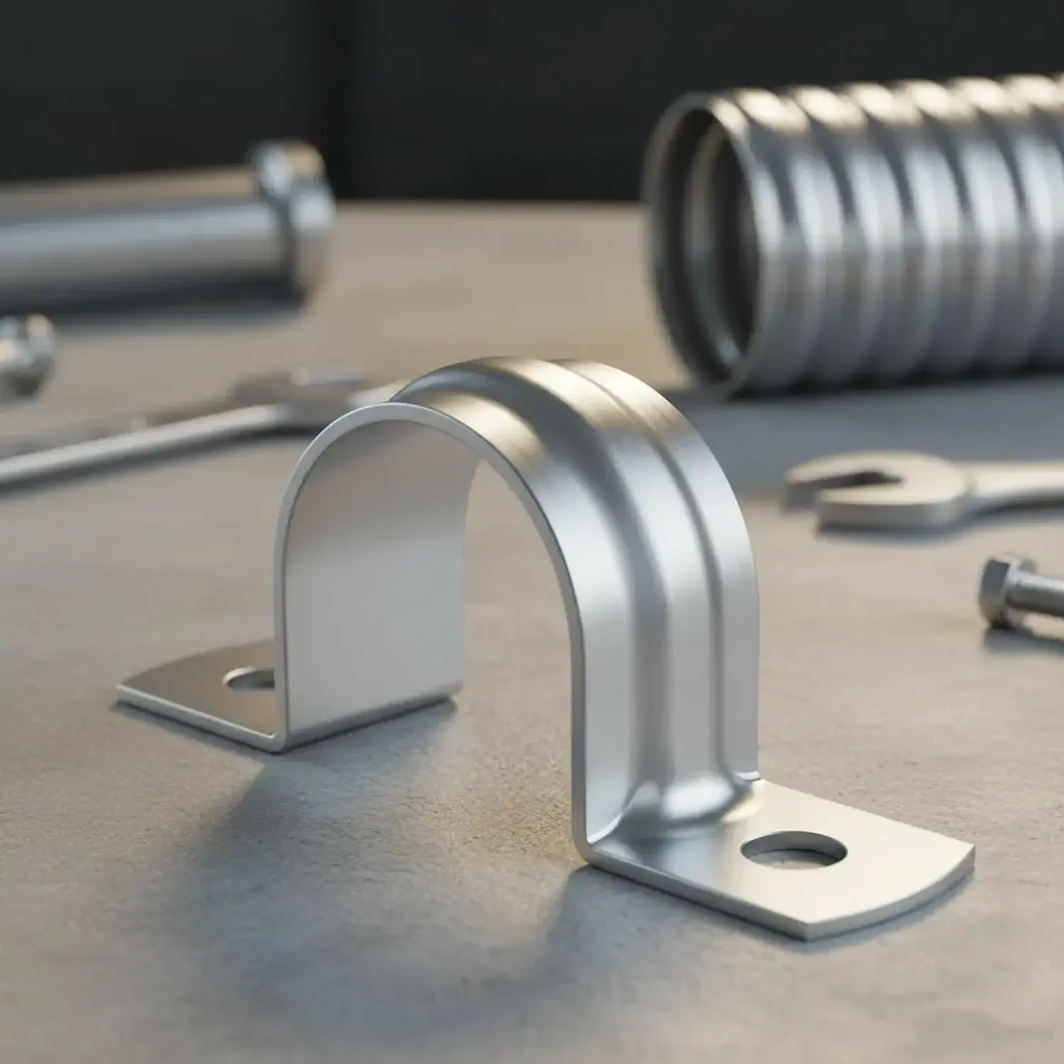 Abrazadera 25mm Omega Metálica Para Conduit/tubería 3