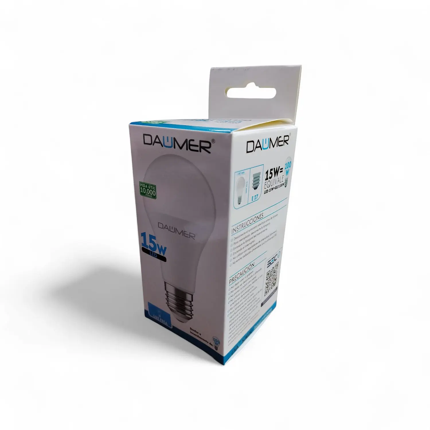 Ampolleta Led A65 Clásica 15w 6500k E27 Cert Sec Daumer 2