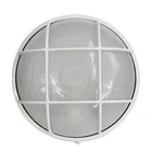 Foco Tortuga Exterior Redonda Con Rejilla E27 60w Ip54
