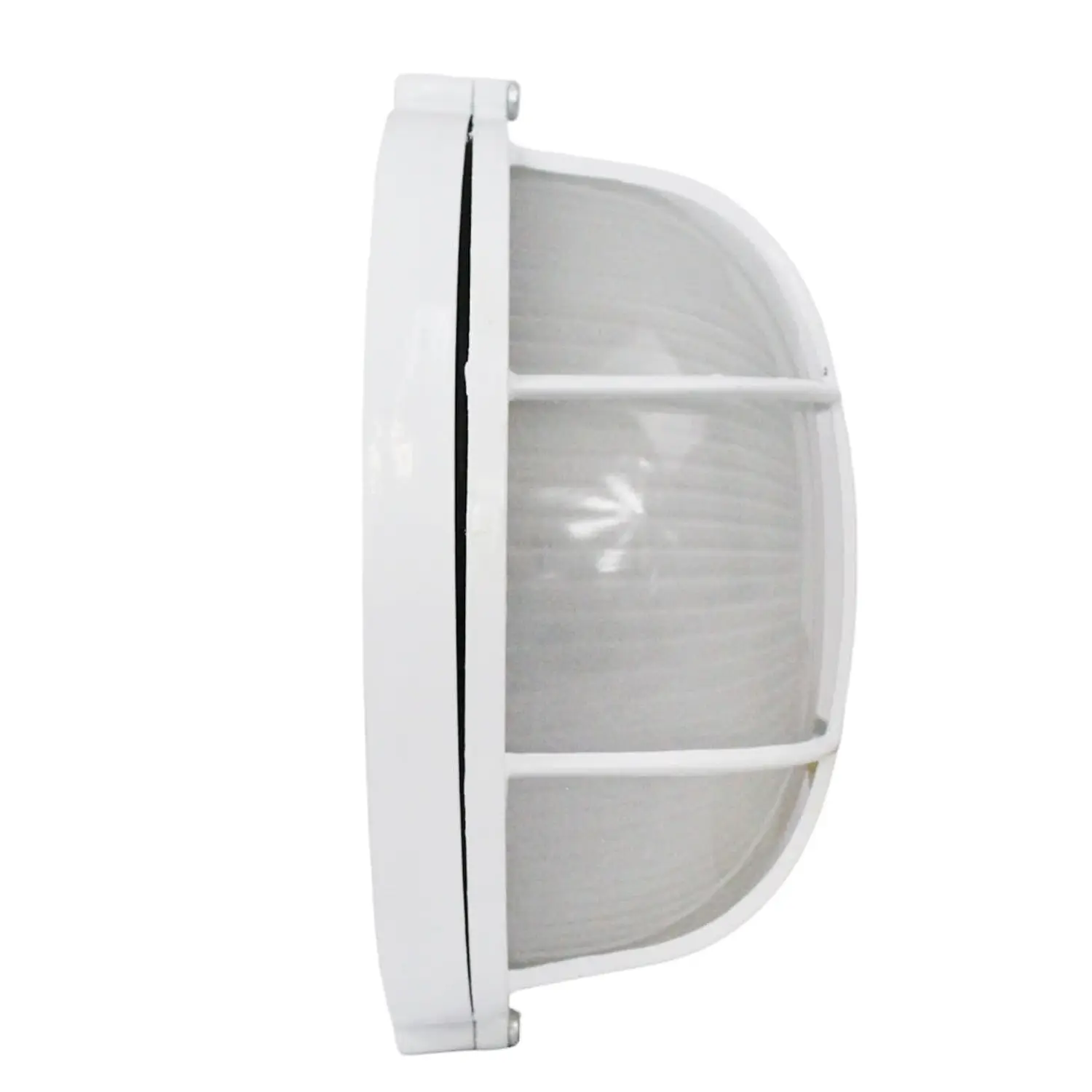 Foco Tortuga Exterior Redonda Con Rejilla E27 60w Ip54 4