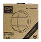 Foco Tortuga Exterior Redonda Con Rejilla E27 60w Ip54 - Miniatura 5