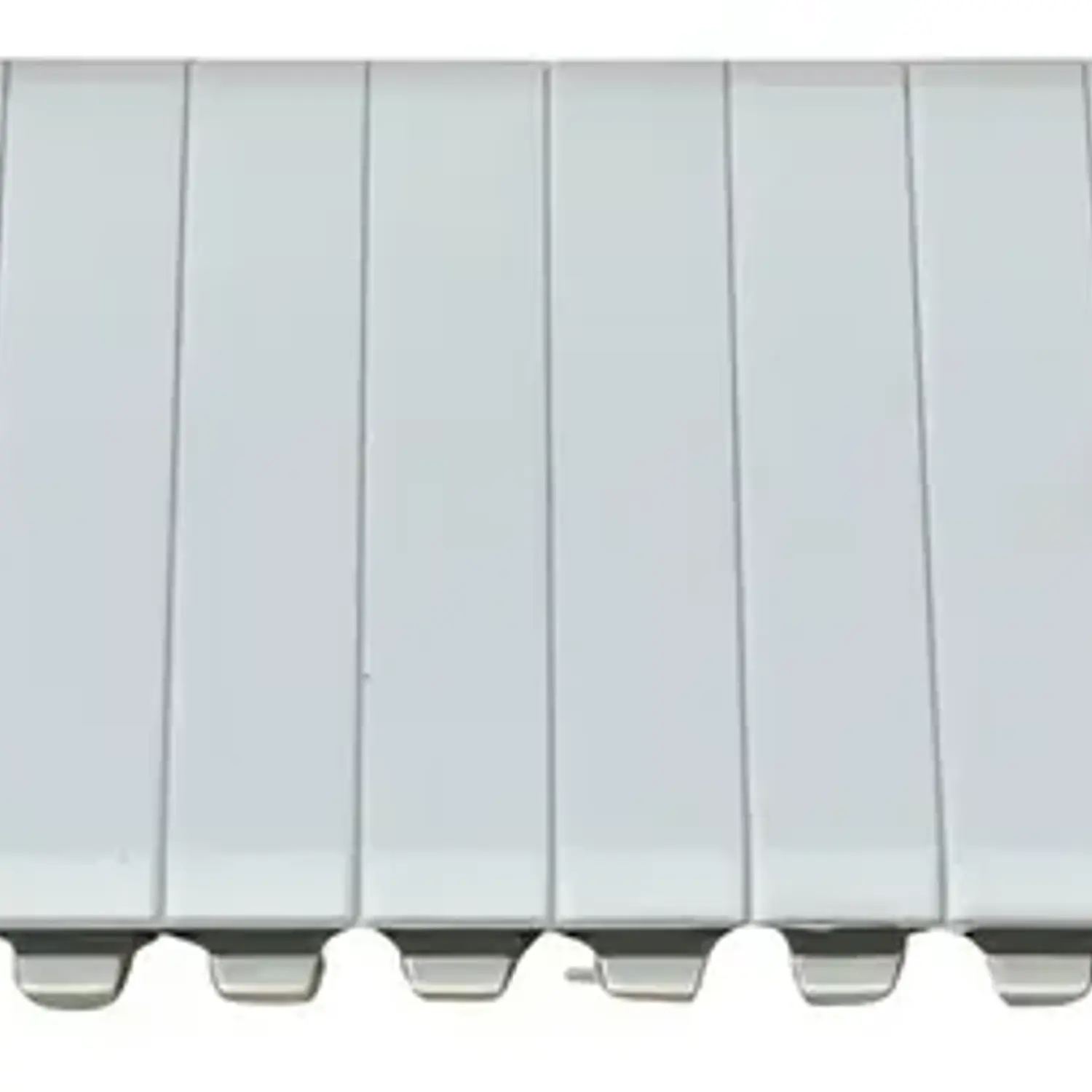 Falso Polo Para Gabinete 12 Módulos Color Gris Ral 7035 Dex 1