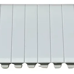 Falso Polo Para Gabinete 12 Módulos Color Gris Ral 7035 Dex