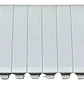 Falso Polo Para Gabinete 12 Módulos Color Gris Ral 7035 Dex - Miniatura 1