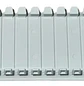 Falso Polo Para Gabinete 12 Módulos Color Gris Ral 7035 Dex - Miniatura 3