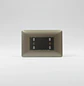 Tomacorriente Enchufe Doble Café Puenteado 10/16a 220v Sec - Miniatura 4
