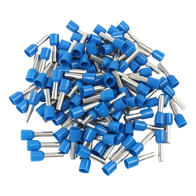 Terminal Ferrul Ferrule 2.5mm Azul 100und Cable 14 Awg