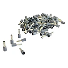 Terminal Ferrul 4mm Gris 100und Cable 12 Awg