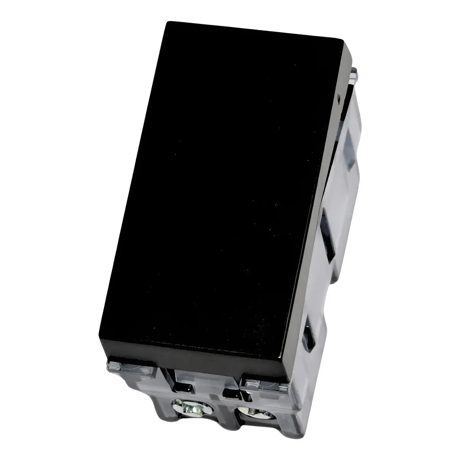 Modulo Interruptor Simple 10a 250v 9/12 Negro Stanford