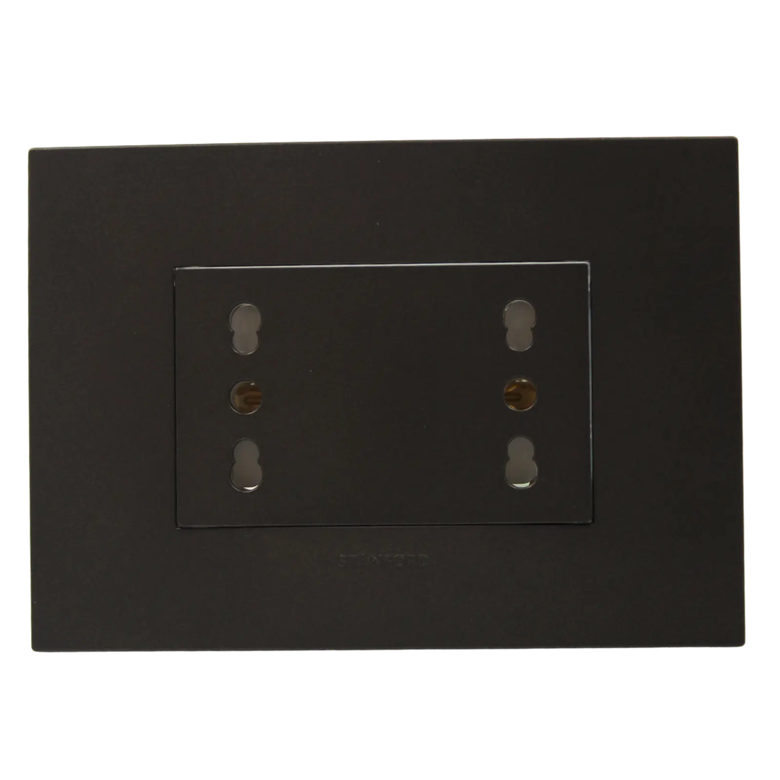 Tomacorriente Enchufe Doble Negro Punteado 16a 220v Sec.