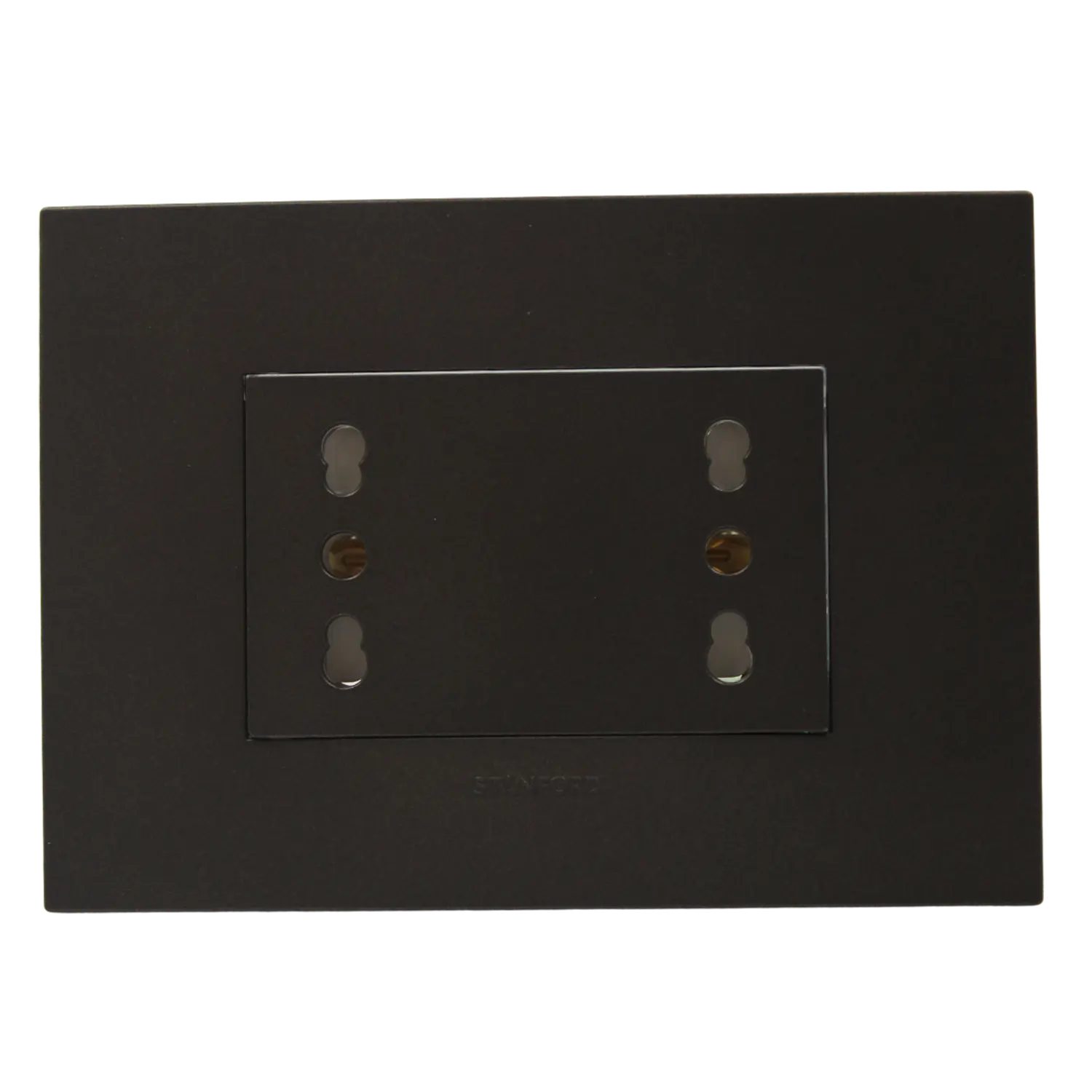 Tomacorriente Enchufe Doble Negro Punteado 16a 220v Sec. 1