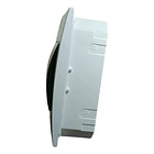 Tablero Plástico Embutido 6 Polos Puerta Transparente Sec