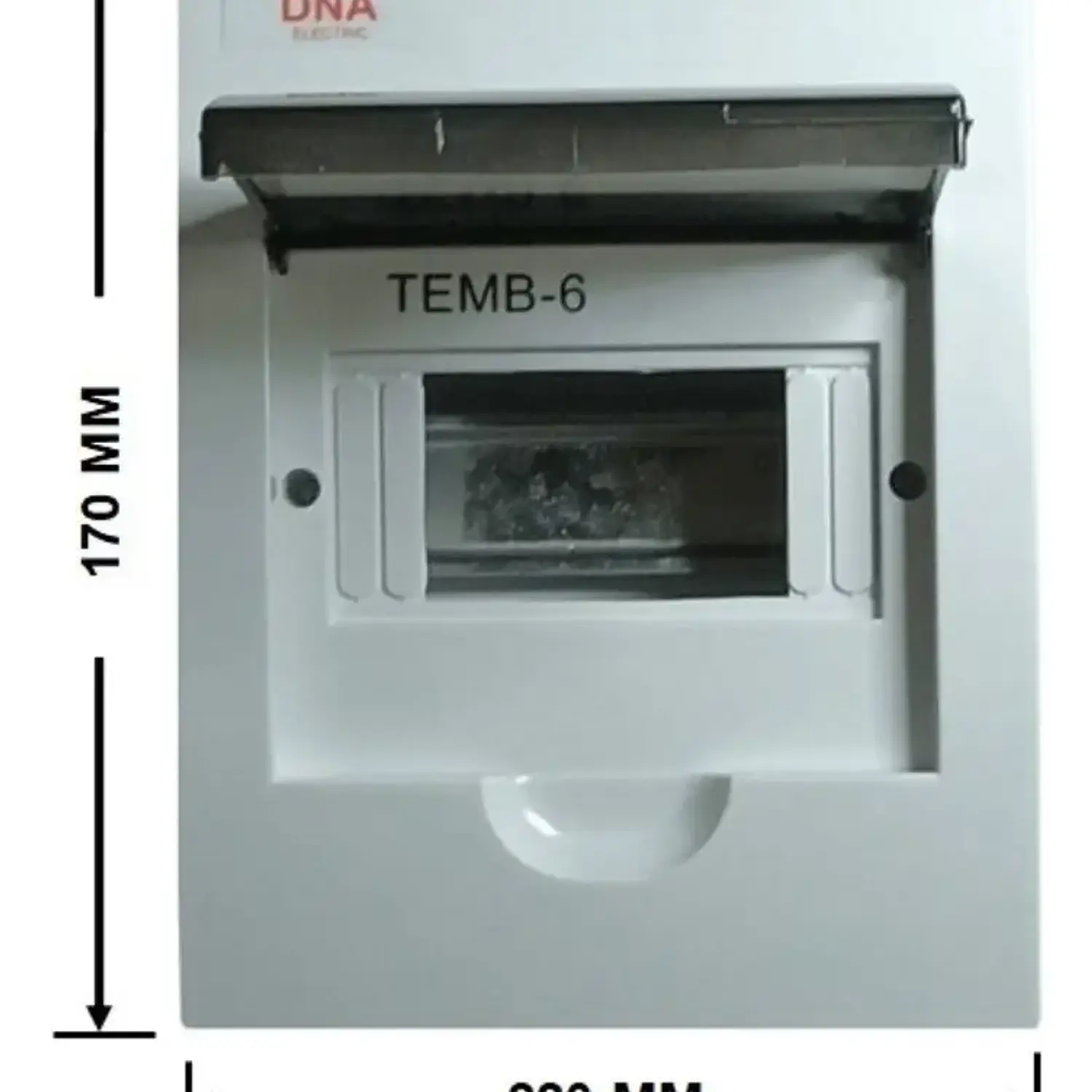 Tablero Plástico Embutido 6 Polos Puerta Transparente Sec 5