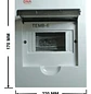 Tablero Plástico Embutido 6 Polos Puerta Transparente Sec - Miniatura 5