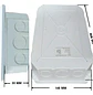 Tablero Plástico Embutido 6 Polos Puerta Transparente Sec - Miniatura 6