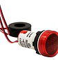 Luz Piloto Led Roja Con Amperímetro Y Voltímetro 22mm - Miniatura 1