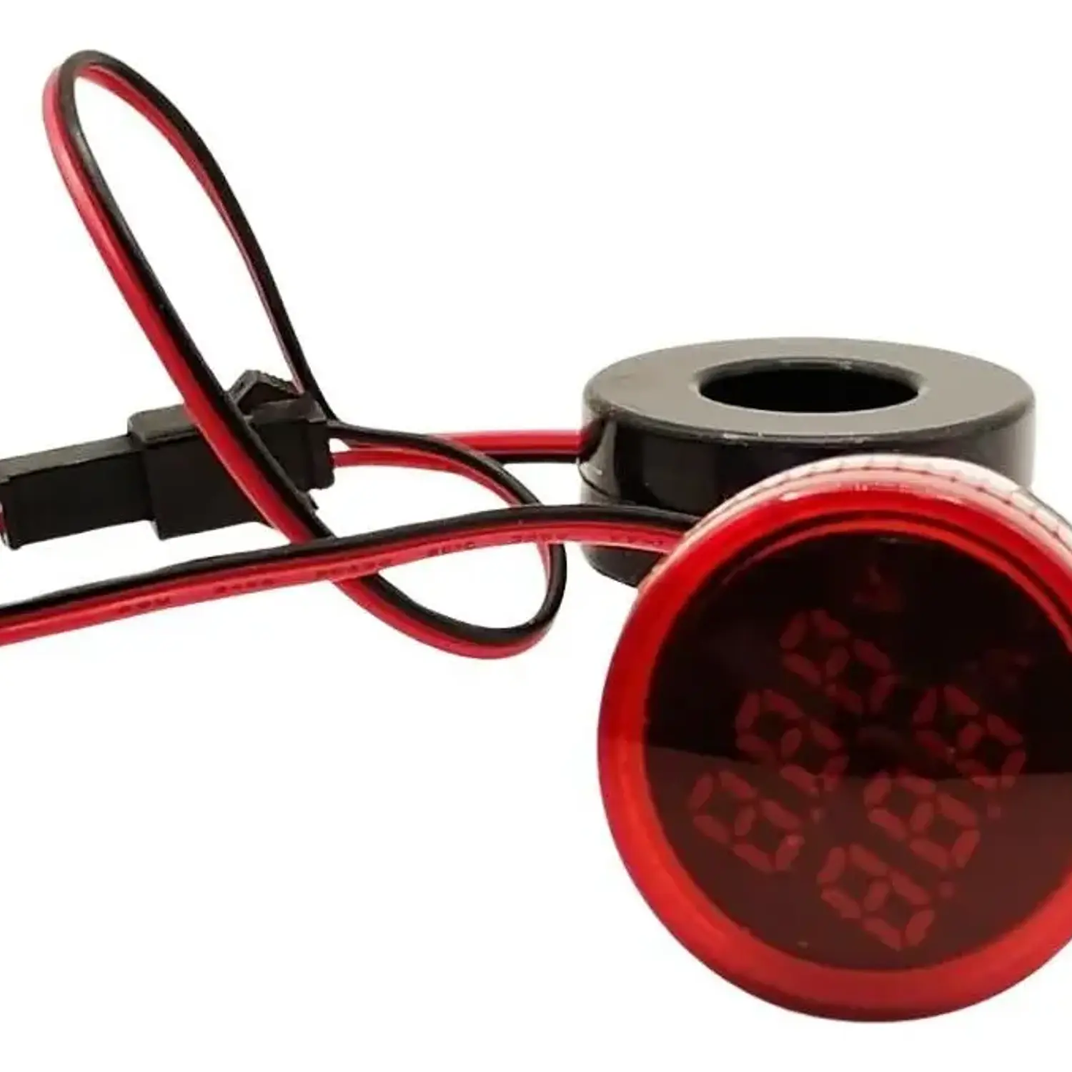 Luz Piloto Led Roja Con Amperímetro Y Voltímetro 22mm 2
