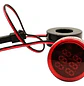 Luz Piloto Led Roja Con Amperímetro Y Voltímetro 22mm - Miniatura 2