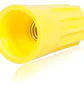 Conector Plástico Cónico Para Cable 1.5mm Amarillo 100 Und - Miniatura 4