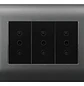 Tomacorriente Enchufe Triple Gris 10a 220v Sec. Want - Miniatura 1