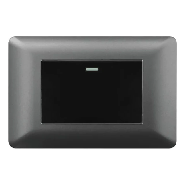 Interruptor Simple Teclón Gris (9/12) 10 Amp Want Sec