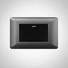 Interruptor Simple Conmutador Teclon 9/24 Gris 10a Sec