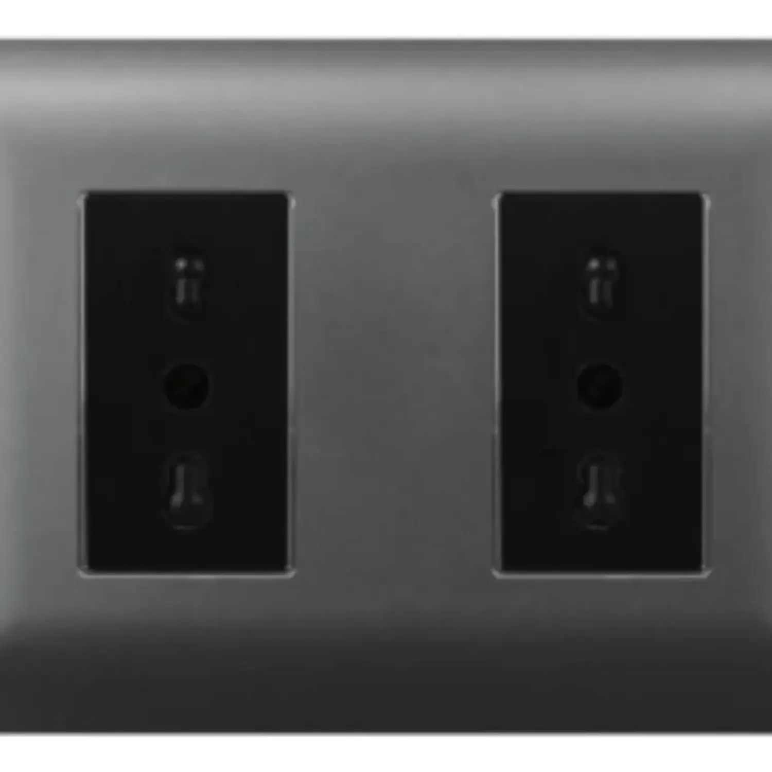 Tomacorriente Enchufe Doble Gris 10a 220v Sec Want 1