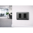Tomacorriente Enchufe Doble Gris 10a 220v Sec Want
