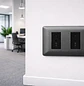 Tomacorriente Enchufe Doble Gris 10a 220v Sec Want - Miniatura 2