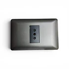Tomacorriente Enchufe Simple Gris 10a 250v Want Sec
