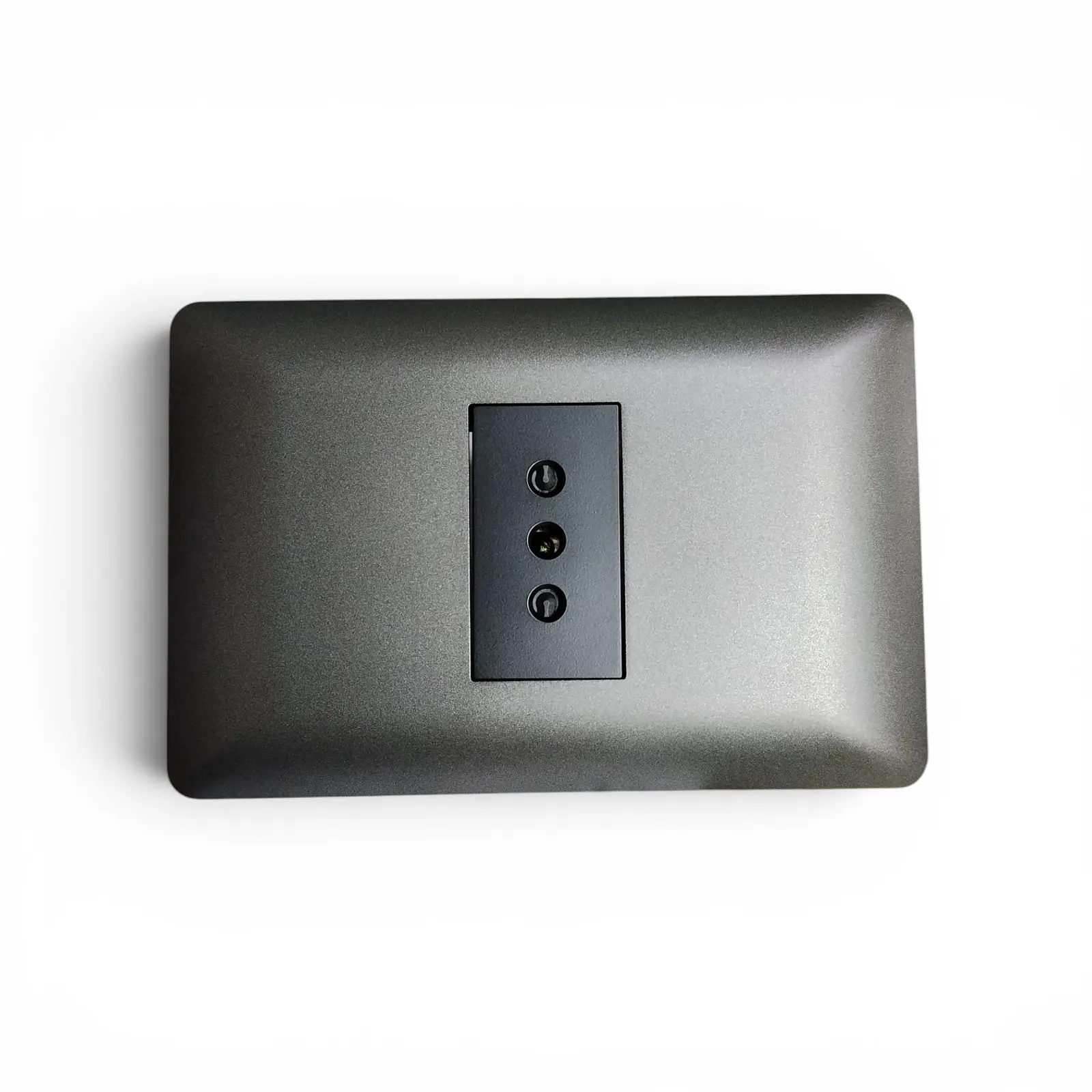 Tomacorriente Enchufe Simple Gris 10a 250v Want Sec