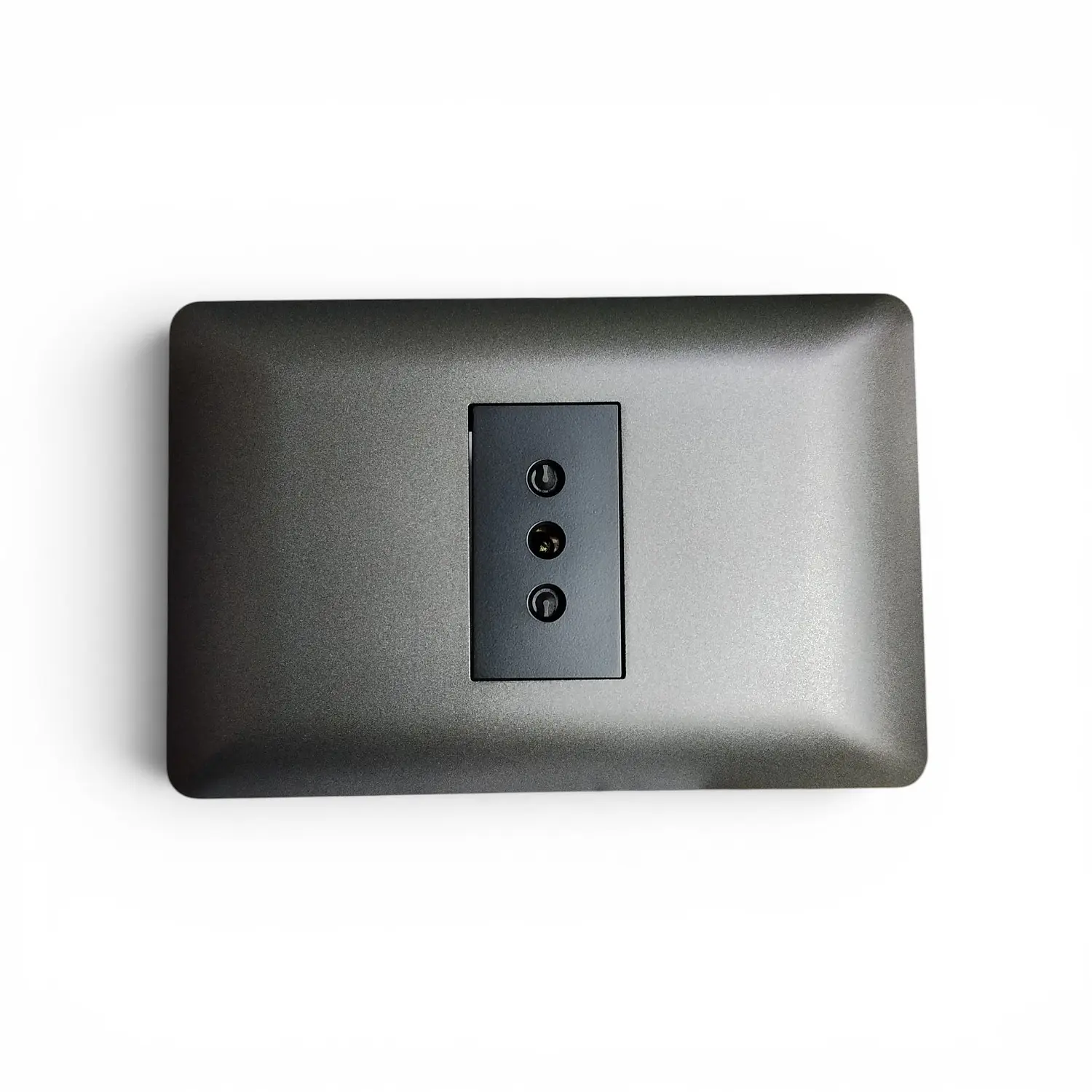 Tomacorriente Enchufe Simple Gris 10a 250v Want Sec 1