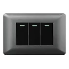  Interruptor Triple 9/32 10a 220v Gris Cert Sec Want