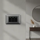  Interruptor Triple 9/32 10a 220v Gris Cert Sec Want
