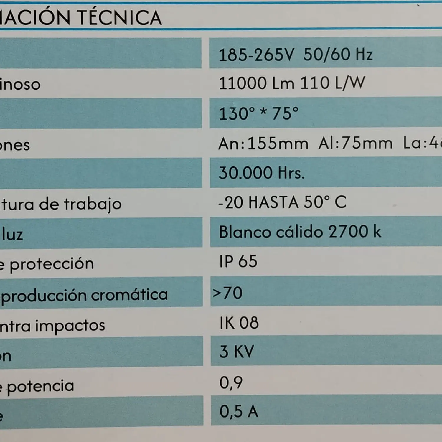 Luminaria Alumbrado Publico Slim Pro 100w 2700k Ds1 Sec 5