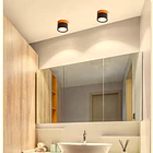 Panel Led Sobrepuesto Decorativo Madera Luz Calida 3000K 7 W