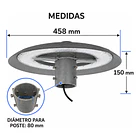Luminaria Publica Led Pagoda 3 Tipos De Luz 3cct Dimeable