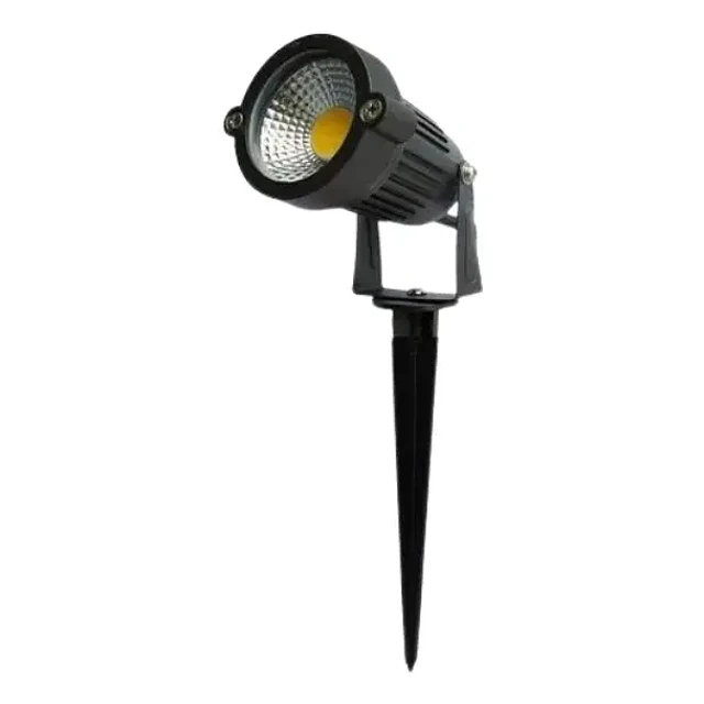 Foco Led Estaca Jardín 1w Exterior Luz Cálida 3000k 220v
