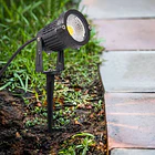 Foco Led Estaca Jardín 1w Exterior Luz Cálida 3000k 220v