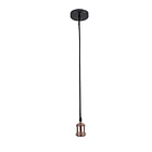 Lampara Colgante Techo Soquete Vintage Dorado E27